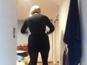 Ingé's hot assets (pantyhose, BBW, blonde, crossdress, trans, female mask, transform, reveal, mask)