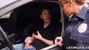 Latina MILF Mercedes Carrera Nails Guy Caught Jerking in Car