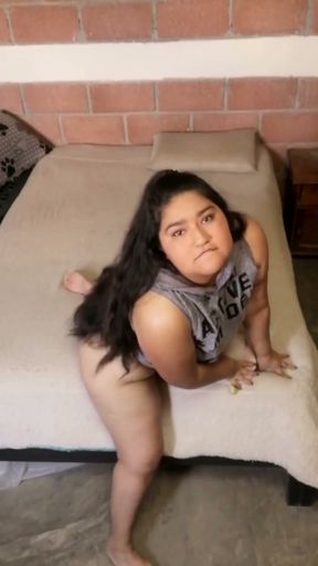 Excited I masturbate with my sister's toy   Clip 1