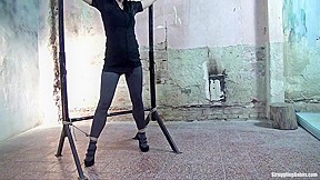 Corazon bound gagged stripped whipped ass-slapped vibed machine-fucked