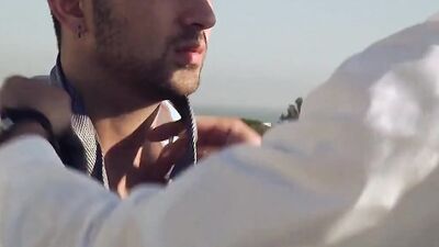 Enzo Rimenez and Robbie Rojo are having sex on the roof