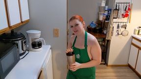 naughty barista 5: serving a customer a hot cup of squirt