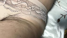 Zara flaunts her lace-clad booty, exposing juicy curves in 'that' direction.