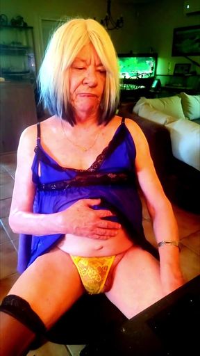 Diana shows her dick