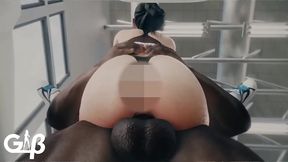 Horny Hentai Wife Cuckolded By Massive Black Dick In NTR Fantasy