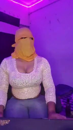 big tits crossdresser squizing big boobs