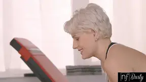 Angry Angel Wicky goes wild on Josephine Jackson's shaved snatch