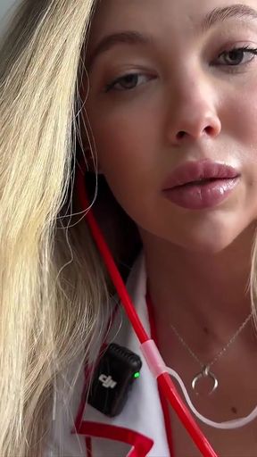 Are you Really an Ambulance? Sexy Doctor Seduced a Patient   Clip 1