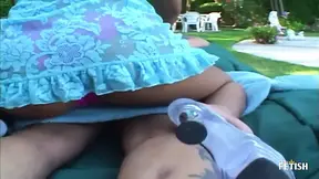 Skinny asian MILF masseuse rides her client's big cock