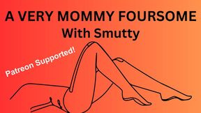 Mommy's nasty foursome for you, sweetie: suck&#x1F61C;, lick, and come!