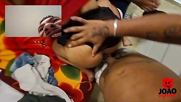 Bianca Naldy Dando o Cuzinho e a buceta para dois homens dotados - Pitbull Porn * Joao O Safado