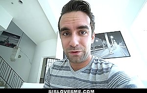 Sislovesme  stepbro wins game and gets his cock sucked —