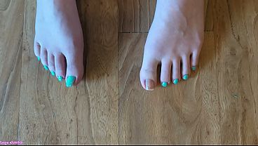 Sage Eldritch Painting Her Toenails Robins Egg Blue [SFW]