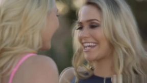 Aj Applegate And Mia Malkova Exchange Kiss