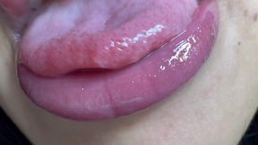 Giantess Takes This Little Man in Her Mouth