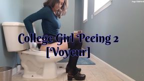 College Girl Peeing 2 Voyeur SD