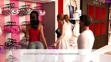 My stepbrother 's wife #38 Bella and Jennifer wore swimsuits and showed John-highlight