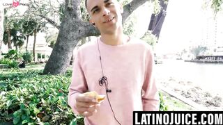 Straight Latino gets pounded hard bareback in POV