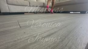 Walking in Pink Heels