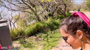 Threesome  &mdash; Two sluts thirsty for yellow piss &mdash;  drink more than 3 liters in public &mdash;  Argentinian National Park!!