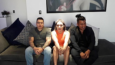 Mi primer doble penetración, trio - Natalia Delgado