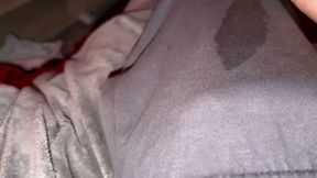 Huge Wet Spot in My Boxers From Being Too Horny - Dripping Cock and a Heavy Load