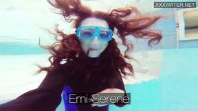 ”Sexy underwater pool masturbation of Emi Serene”