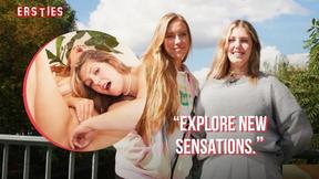 ”Ersties - Sexy Ukrainian Blonde Has Sexy Lesbian Sex With an American Hottie”