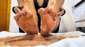 Chocolate Temptation on My Brazilian Feet