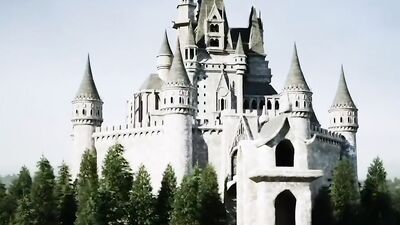 Beautiful medieval babes enjoy lesbian pussy licking and hardcore fucking