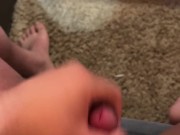 You sit back and watch as a fat guy degrades you naked head to toe.