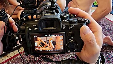 Wild Berlin session with big-cocked amateur Maya and Luca