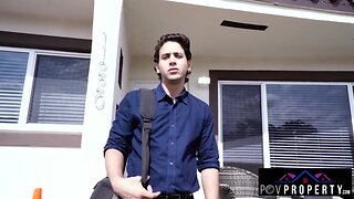Agent dylan drive cums after selling house with anal price
