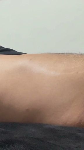 Filipino Chubby Gay Guy Uses Oil While Masturbating