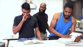 Jay Seabrook get tutored by hot Professors JJ Lake and Hunter Triad