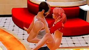 Young Maiden Tempts Wise Old Sensei in Steamy Anime Tryst