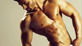 muscle man show is muscle !(AI-generated)