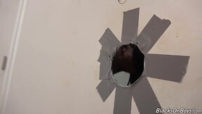Mike ryder goes coalblack at a glory hole