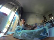 VR 180 8K Teasing you in the couch , jerking , edging and dirty talk POV Teaser ( full link on OF )