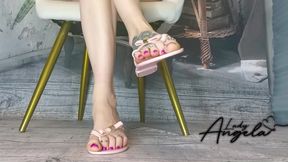 Lady Angela Toe Rings and Flip Flops MILF