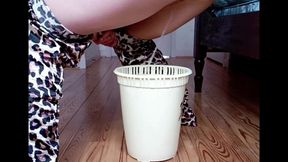 i am in a new place and i have to pee. wish me luck