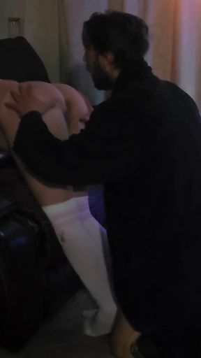 Stepdad Fucks Daughter After Step Family Christmas Gathering. She Gives Him A Blowjob And He Gives Her Tight Pussy   Clip 1