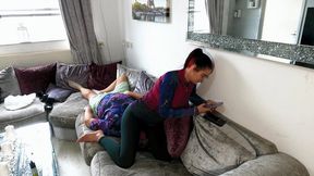 Jennifer Pants Face Sitting 3