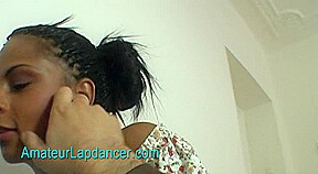 Ebony chick does sexy lapdance with BJ