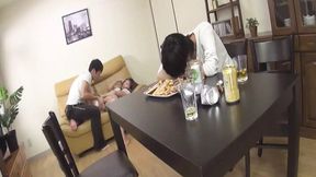 Dirty Japanese Cutie Cums Hard after Getting Gangbanged by Hung Stud