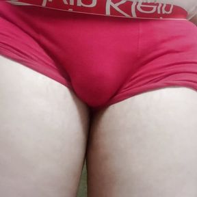 Cute femboy in panties