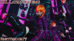 French Goth Mistress Destroys Latex Slut’s Hole with Giant Strapon - XXL Latex Pegging 4K ft Vera Violette Maz Morbid #femdom #latex #strapon