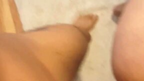 Hung straight young she-male fucking condomless creampie