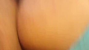 Hung straight young she-male fucking condomless creampie