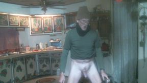 John nobles having fun with him self an cock